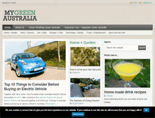 Tablet Screenshot of mygreenaustralia.com